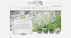 Desktop Screenshot of livegreenlandscapes.com